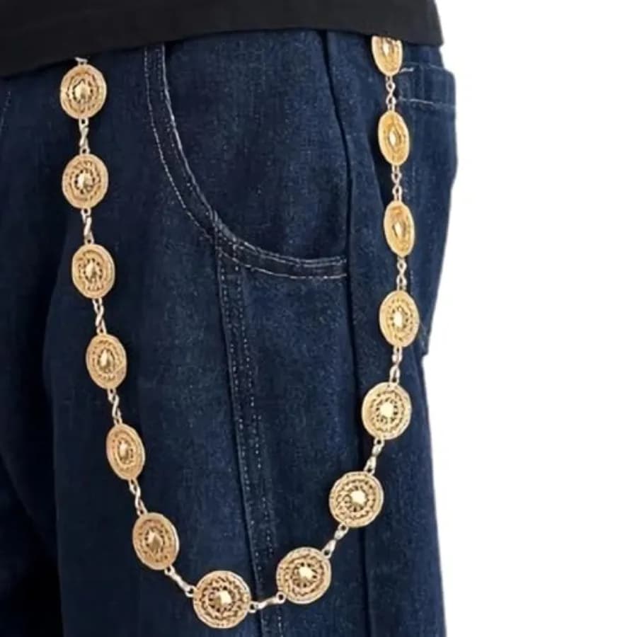 Layer Wallet Chains Pants Keychain Gothic Jeans Chain Waist Clothing Accessory Punk Hip-Hop Decor