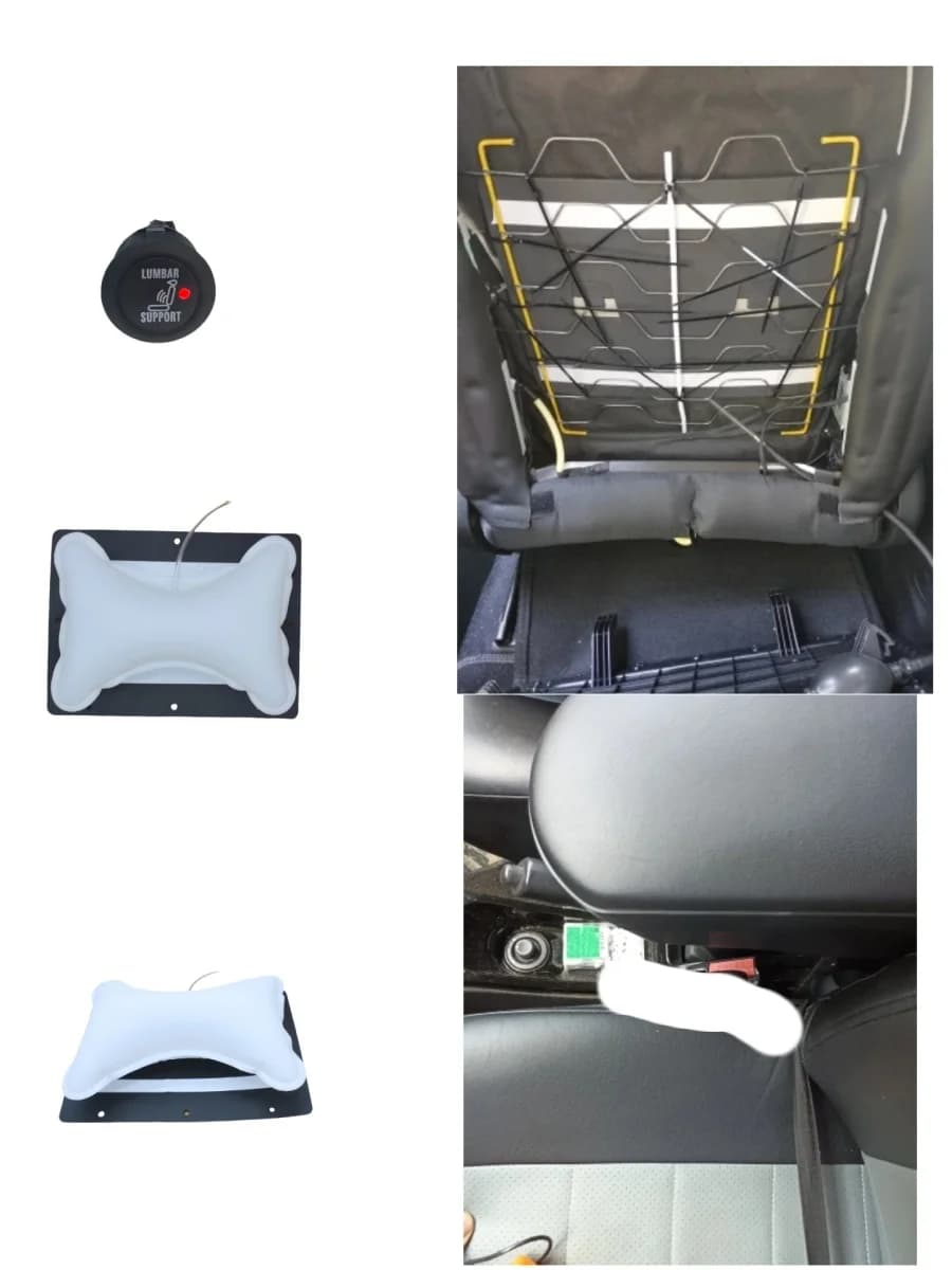 pneumatico elettrico lombare sedile automatico aria Airbag lombare incorporato interruttore della vescica supporto comfort cuscino del sedile cuscino massaggio