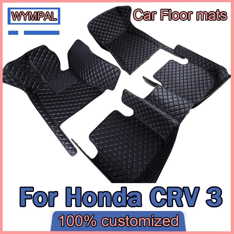 Tappetini auto personalizzati per Honda CRV 3 2007 2008 2009 2010 2011 Tutti i modelli auto Tappeto Tappeto Pedana accessori styling interno