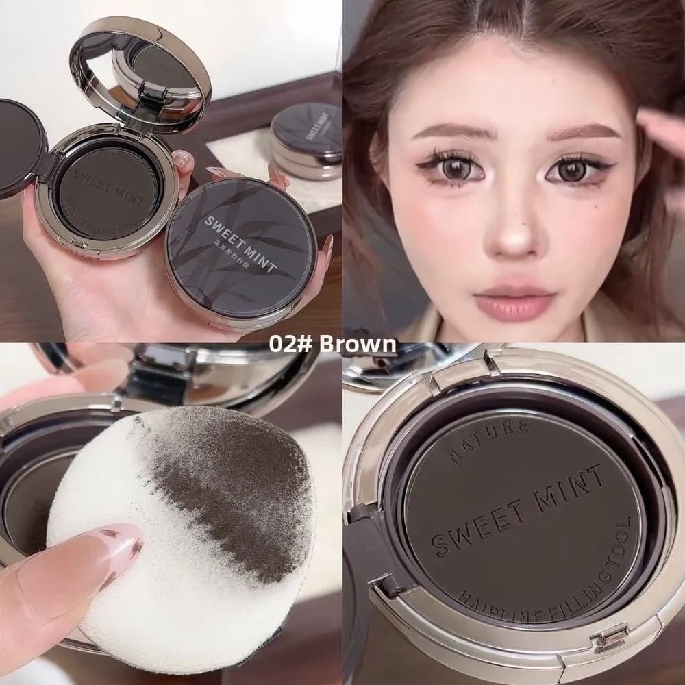 Instantly Hair Fluffy Powder Waterproof Root Cover Up Fluffy Hairline Powder Puff Coverage Shadow Hair Concealer Thinning Hair