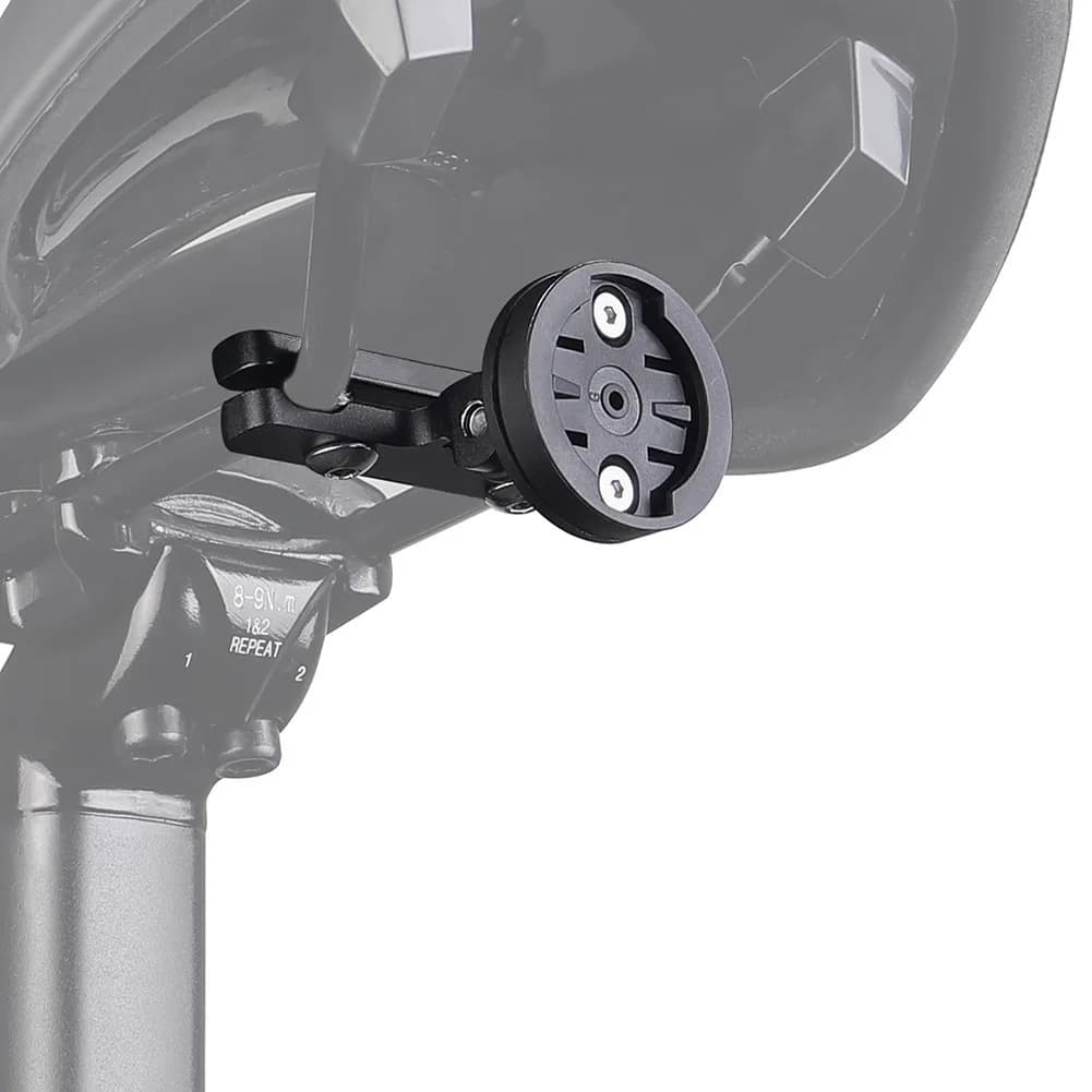 Staffa per reggisella per fanale posteriore per bici Supporto per luce per bicicletta MTB antiscivolo Supporto per fotocamera per azione da ciclismo in lega di alluminio Accessori per bici