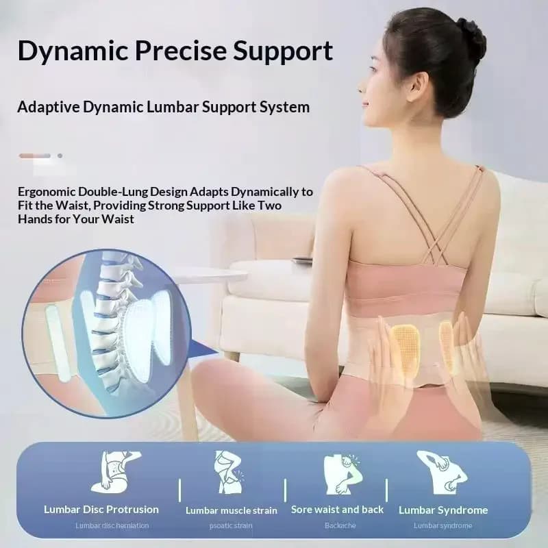 Back Brace for Lower Back Pain Lumbar Support Belt for Men and Women, Waist Support Lumbar Disc Strain Protection Belt Thin