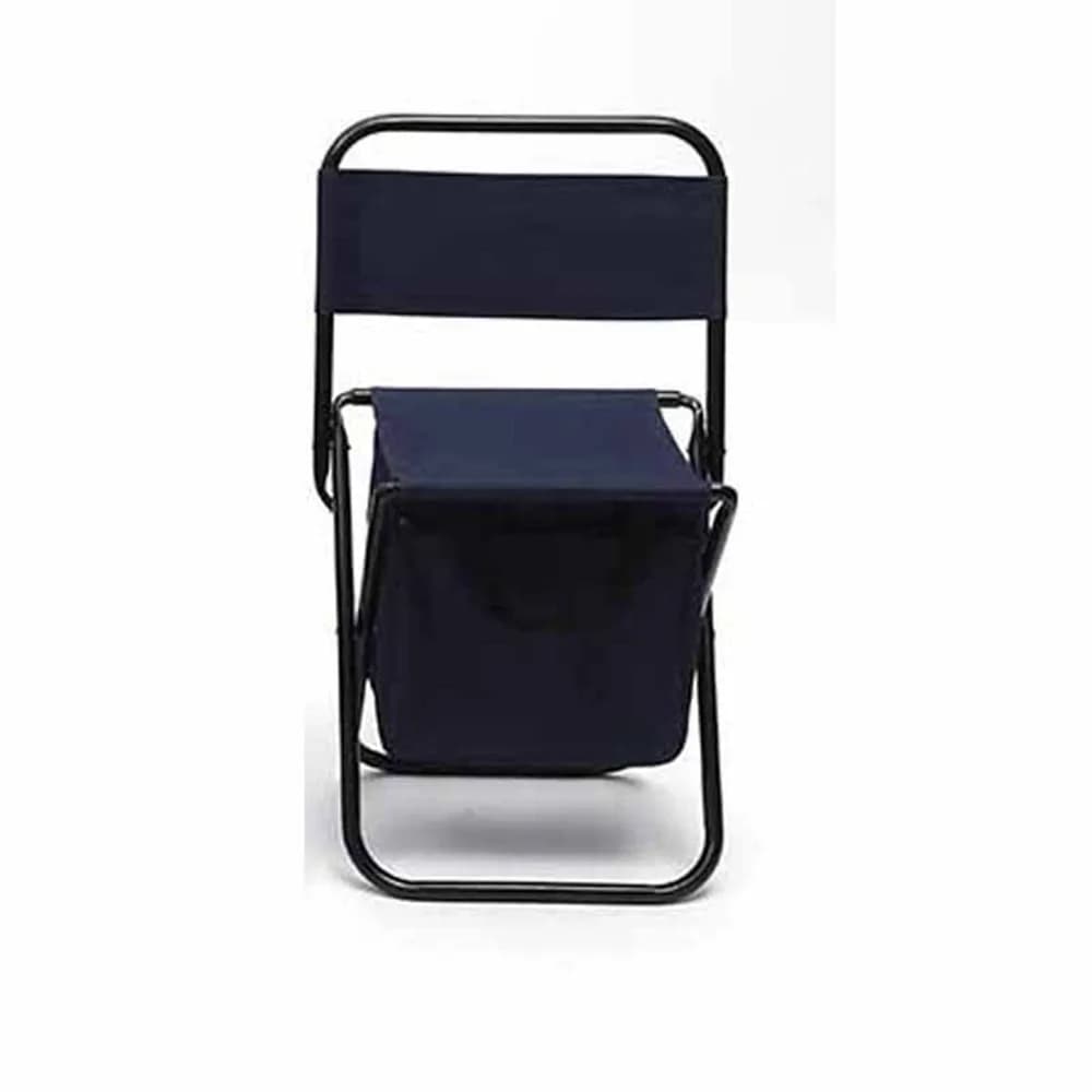 600D Oxford Fabric Foldable Camping Chair Anti-Slip Feet Compact Folding Design Backpack Chair Bag Storage Fishing Stool Chair