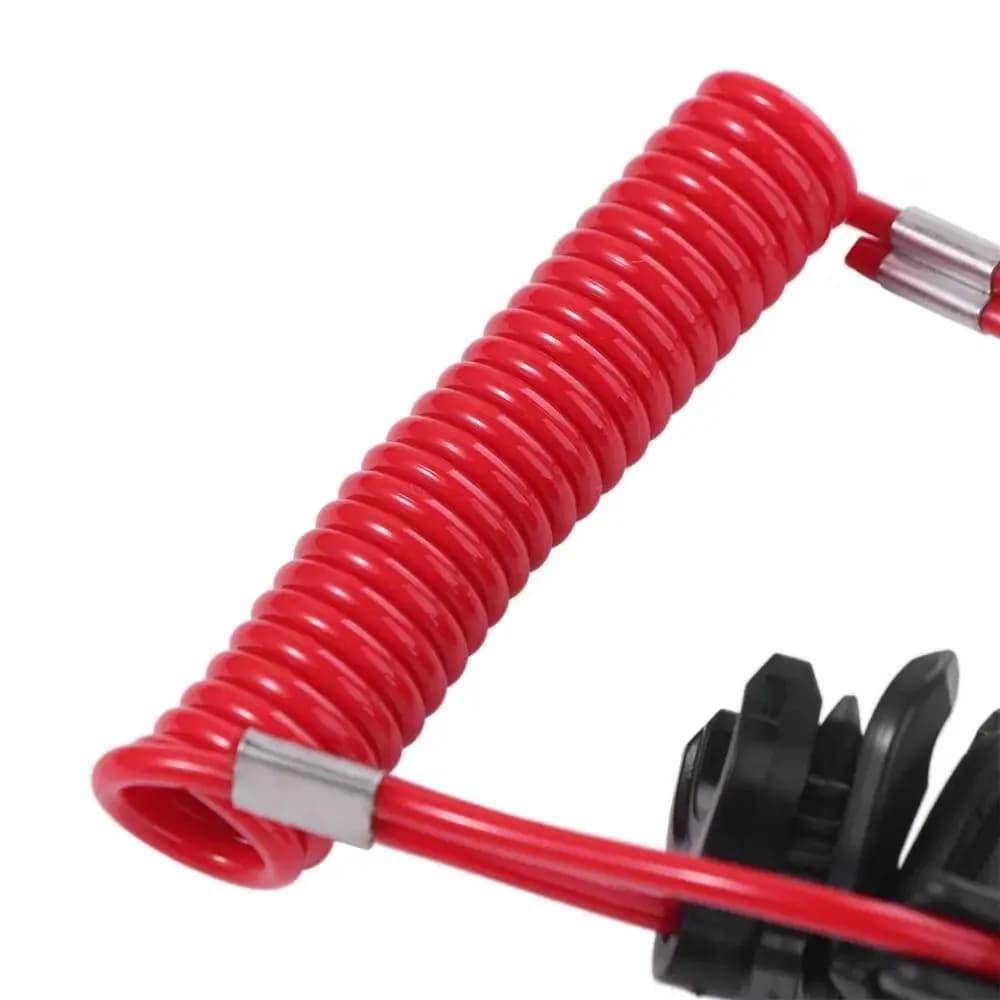 TPU Boat Kill Lanyard Elastic Braided Rope Quick Pull Shutoff Outboard Safety Rope Nylon Material Breakaway Structure