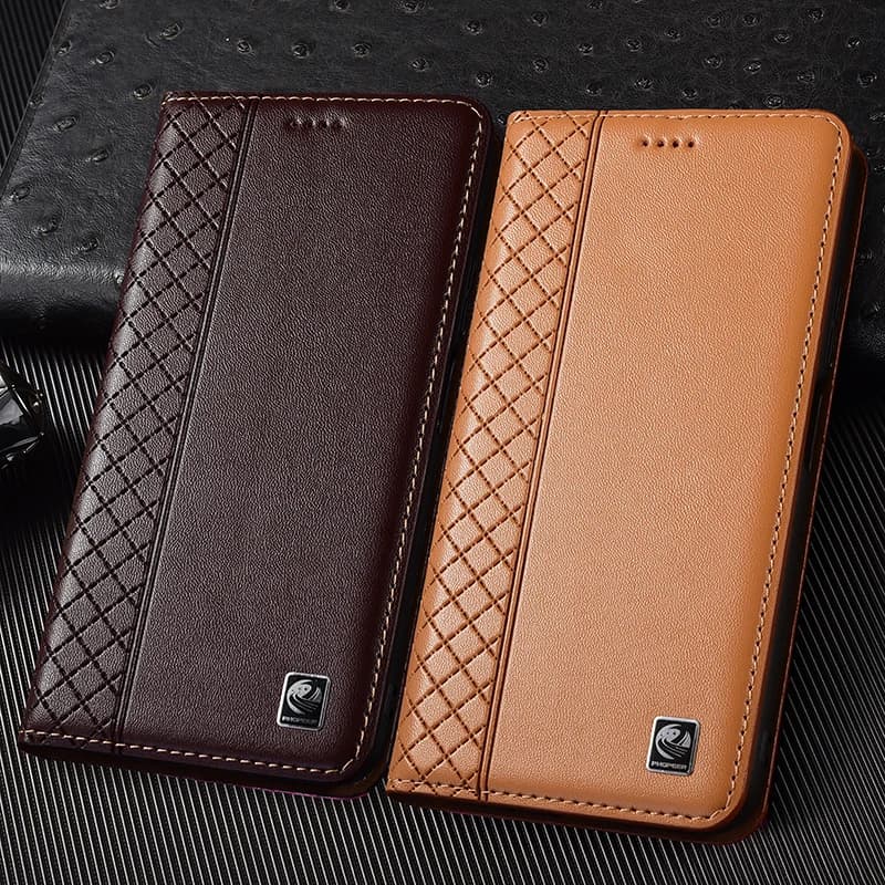 Custodia Flip in vera pelle Napa per Honor 100 200 300 400 Pro SE Ultra Lite Custodie a portafoglio per telefono