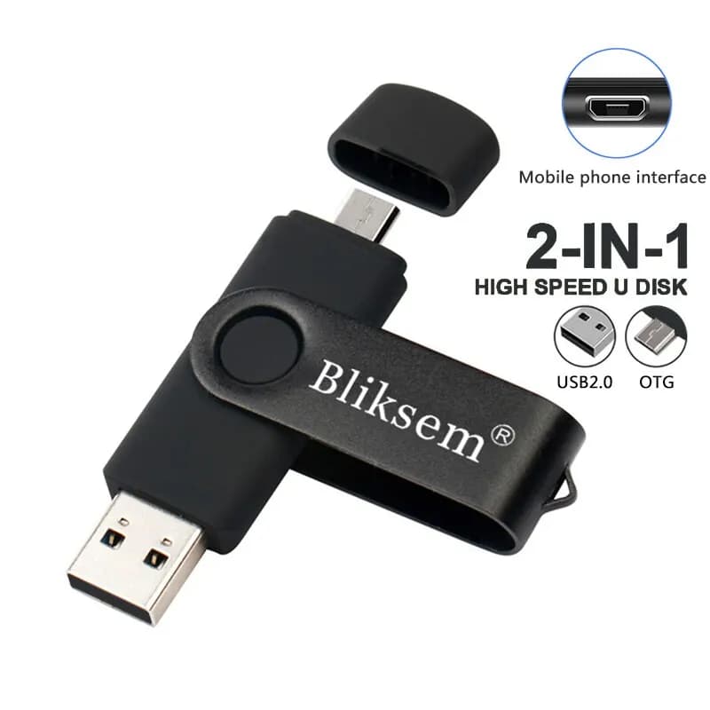 Bliksem OTG Flash Drive 32GB 64GB USB2.0 ad alta velocità per PC cellulare USB Mini Pen Drive in metallo 32GB USB Flash Drive 64GB
