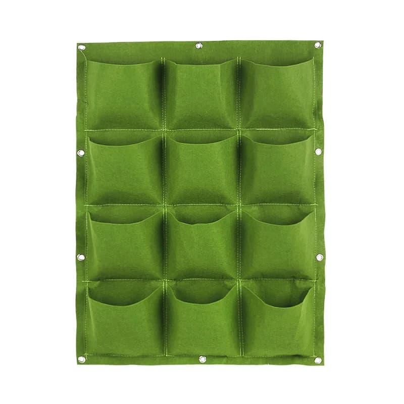 Multi-tape cultivation bags made of felt for vegetables, fruit and flowers, vertical hanging bags, domestic garden tools, seed pots.