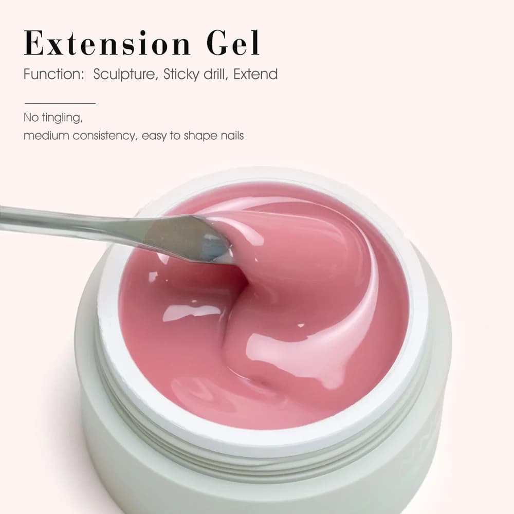 CANNI 28g TPO LIBERA Crema di Estensione Gel Bianco Trasparente Francese Unghie artistiche FAI DA TE Per Prolungare Rapidamente Unghie Forma di Dito Suggerimenti per Manicure Strumenti
