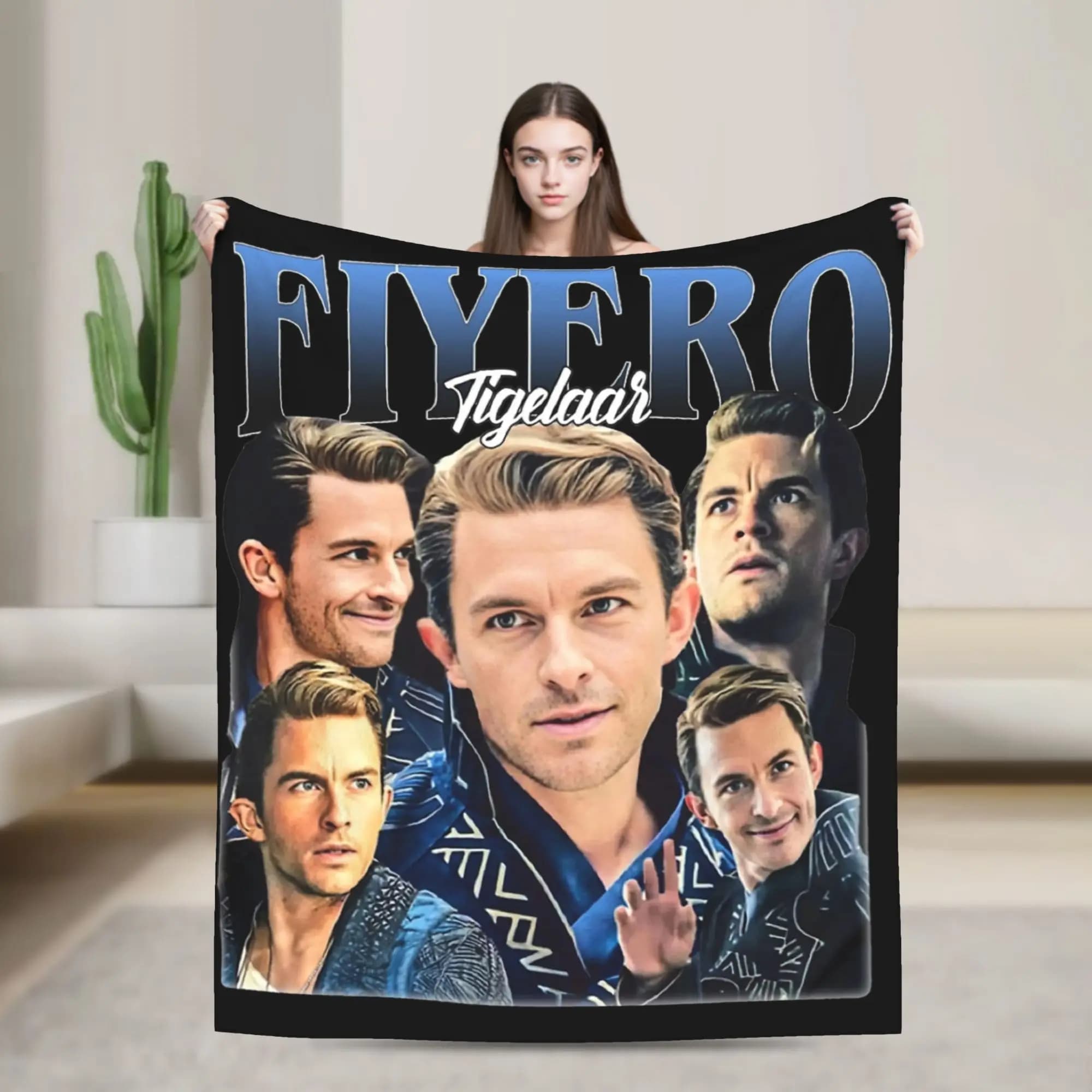 Retro Fiyero Tigelaar 90s Style Wicked movie Blanket Coral Fleece Plush Textile Decor Warm Throw Blanket for Home Bedroom Quilt