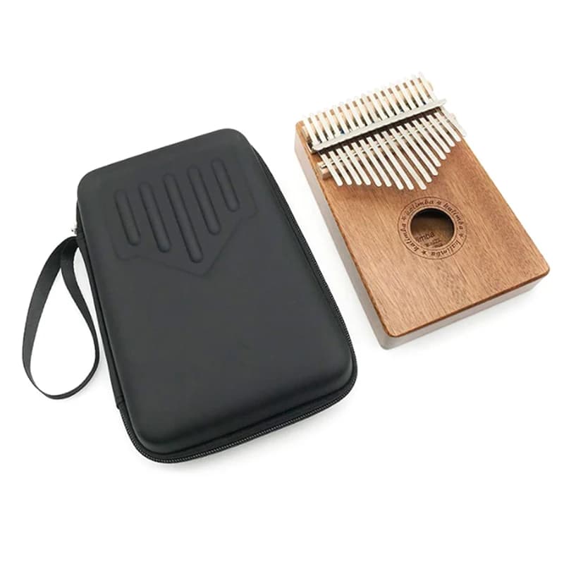 Vendita calda 17 toni Kalimba pollice addensato Kalimba custodia per strumenti Kalimba carillon