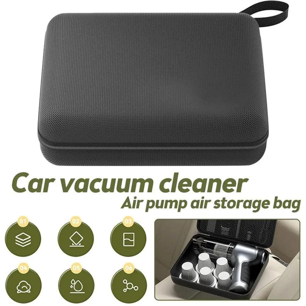 Borsa Protettiva Universale per Aspirapolvere da Auto, Scatola di Stoccaggio Rigida in EVA, Custodia Digitale, Borsa da Trasporto, Sacchetto Portatile