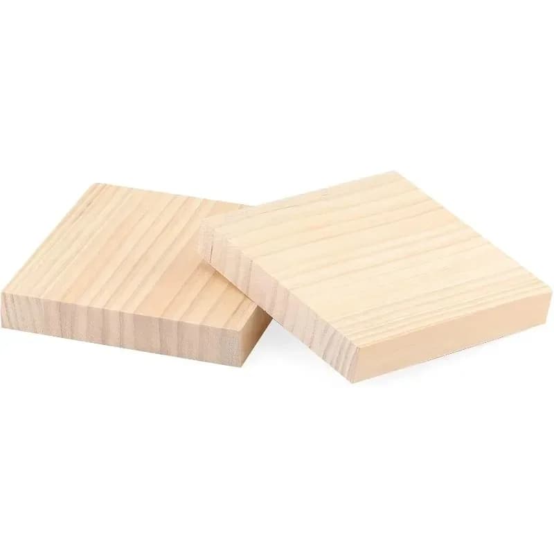 3-6 PCS Wood Carving Blocks, Natural Wooden Blocks, Unfinished Whittling Blocks for Crafts, DIY Projects, Carving