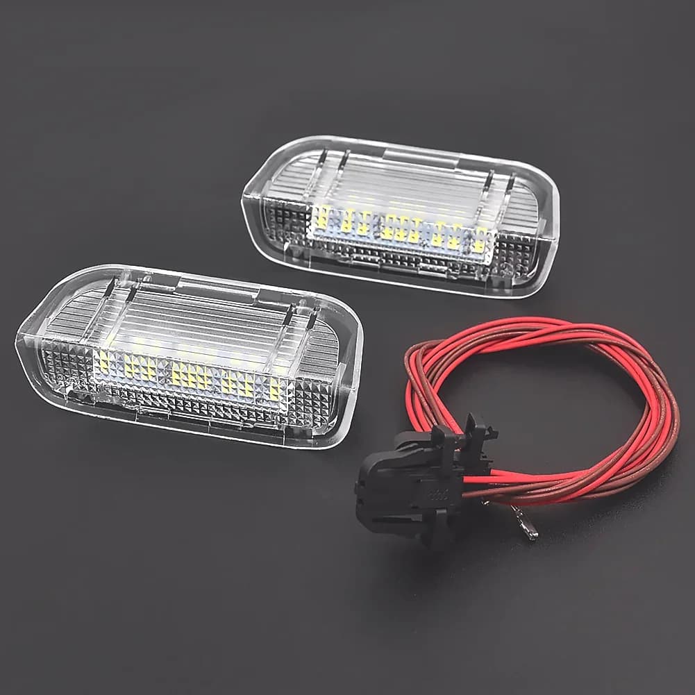 WF-Auto LED Porta Spia Lampade con Cavo Cablaggio Per PASSAT B6 B7 CC Jetta Golf 5 6 MK6 7 MK7 EOS Tiguan Sharan Sciro