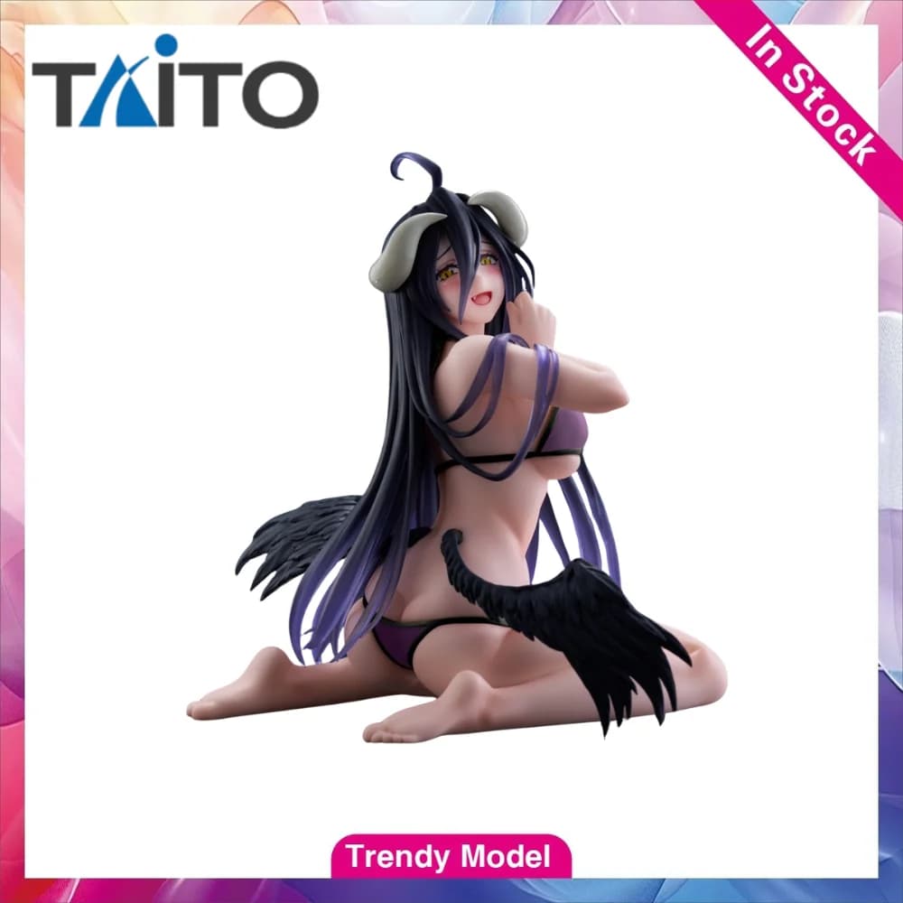 【TM】Disponibile - Statuetta da Collezione TAiTO Desktop Cute OVERLORD Albedo in Costume da Bagno - Modellino Giocattolo da Regalo e Ornamento