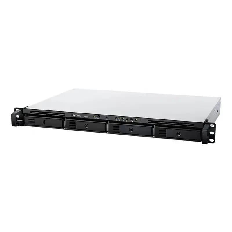 Host nas montato su rack RS422 + dual-core a quattro dischi 1U, server di archiviazione di rete, backup dati