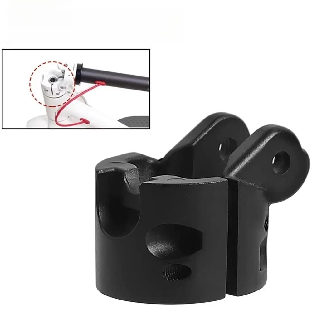 Parti per pali pieghevoli Cartella base per asta pieghevole in lega di alluminio Pezzo di ricambio per scooter elettrico inferiore per scooter Xiaomi M365/Pro