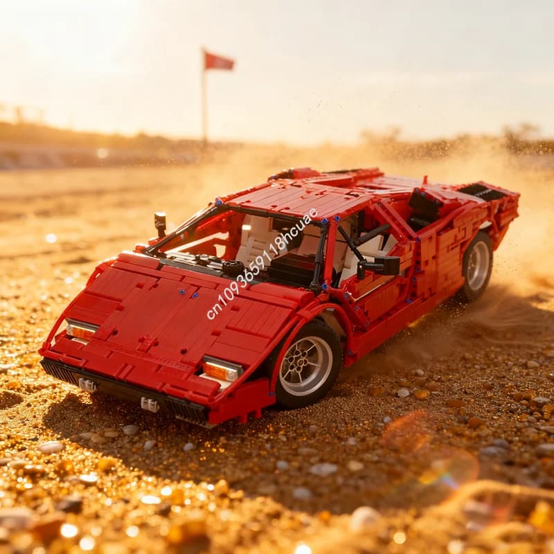 3167pcs MOC Lamborghiniesed Countach Technical Model Building Blocks Toy Construction Assemble Idea Kids Christmas Gift Birthday