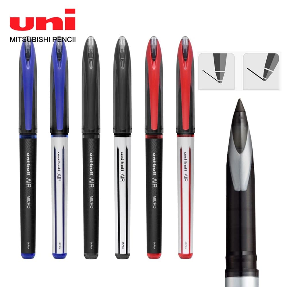 3/6 pz Giappone Uniball Penna Gel AR Dritto Penna Firma Liquida UBA-188 Tecnologia Nera 0.5/0.7mm Scrittura Gratuita Materiale Scolastico