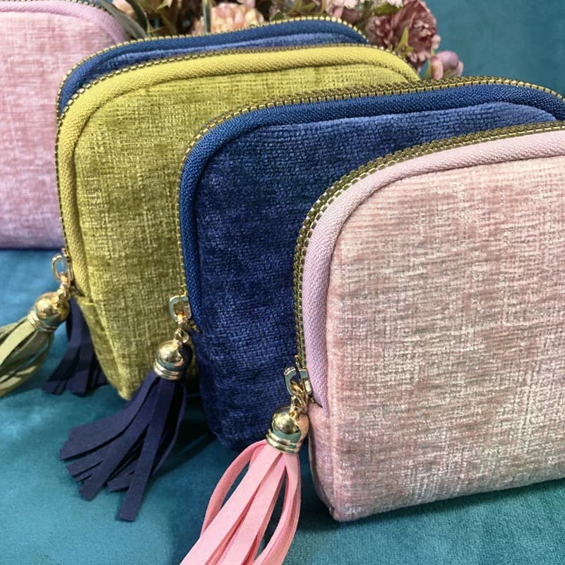 Borsa portaoggetti per gioielli da viaggio Anelli Orecchini Collana Confezione di gioielli Borsa da viaggio portatile per gioielli da donna