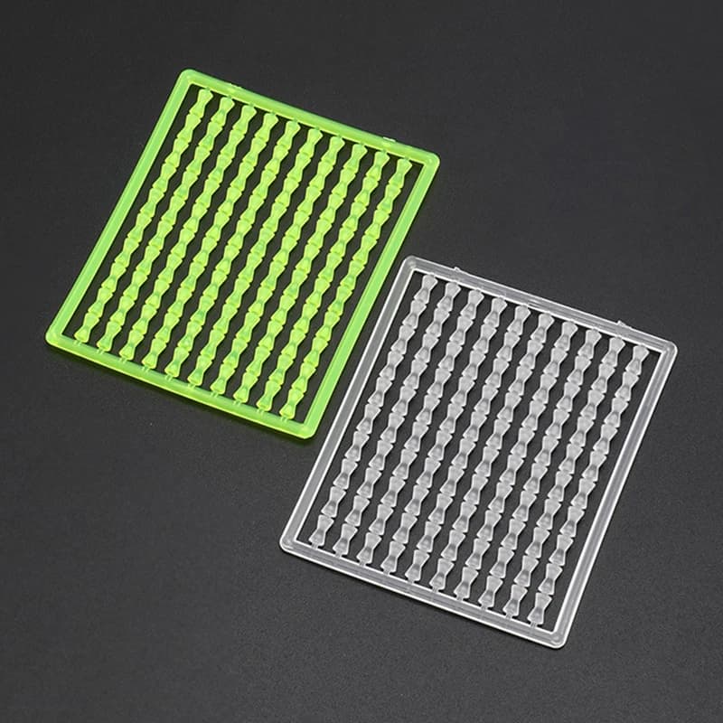 10 carte/lotto Fermagli per capelli da pesca alla carpa per esca a forma di manomola Piccola pesca Bobber Stop Bead Attrezzatura da pesca
