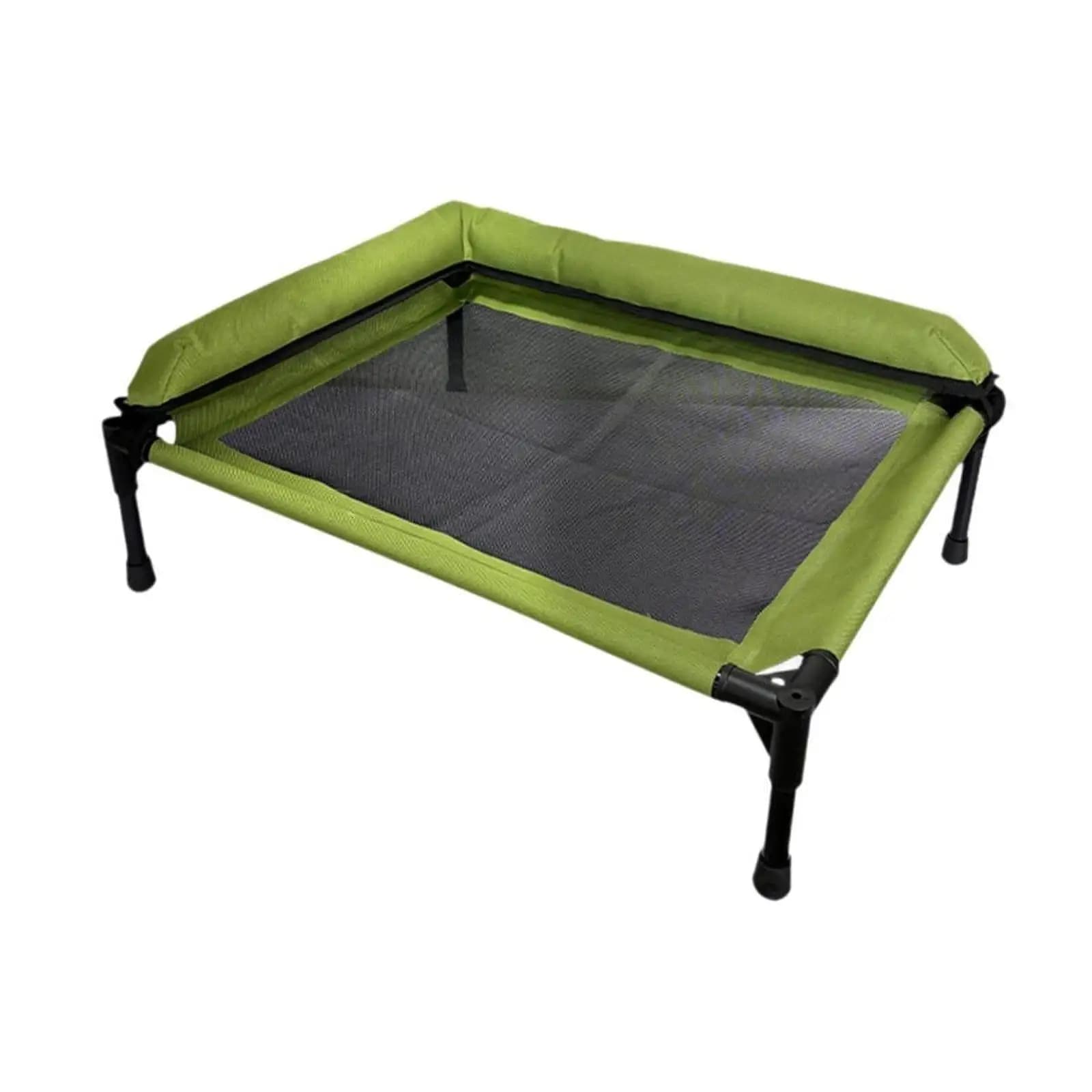 Lettino Rialzato per Cani, Resistente e Antiscivolo, in Rete Traspirante Teslin per Cani Piccoli e Medi, Ideale per Campeggio, Terrazza e Giardino