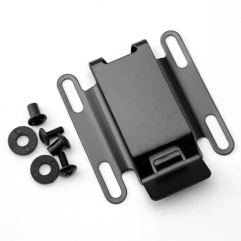 1 pezzo in acciaio inossidabile KYDEX clip da cintura coltello universale fodero clip in vita materiali fai da te fatti a mano per esterni materiali rinforzati