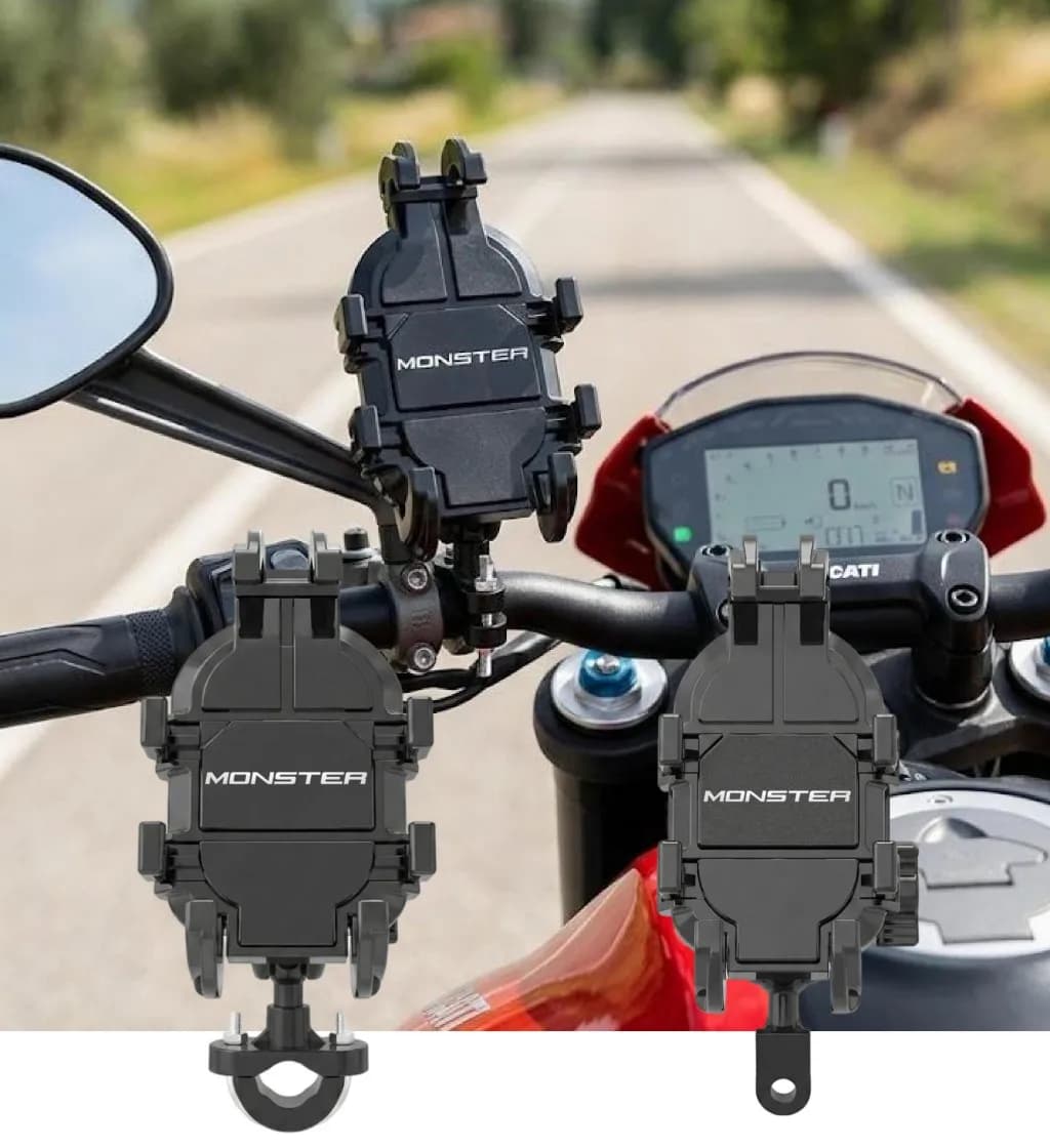 Moto Manubrio Supporto Del Telefono Mobile GPS Del Basamento Della Staffa Per DUCATI monster 620 695 696 796 400 600 650 750 900 S2R 800 620MTS