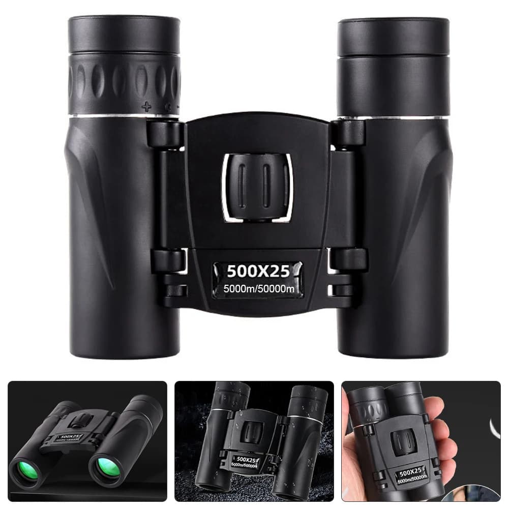 Binocolo Portatile a Lunga Portata, Telescopio HD Potente per Birdwatching, Caccia, Escursionismo, Viaggi e Sport