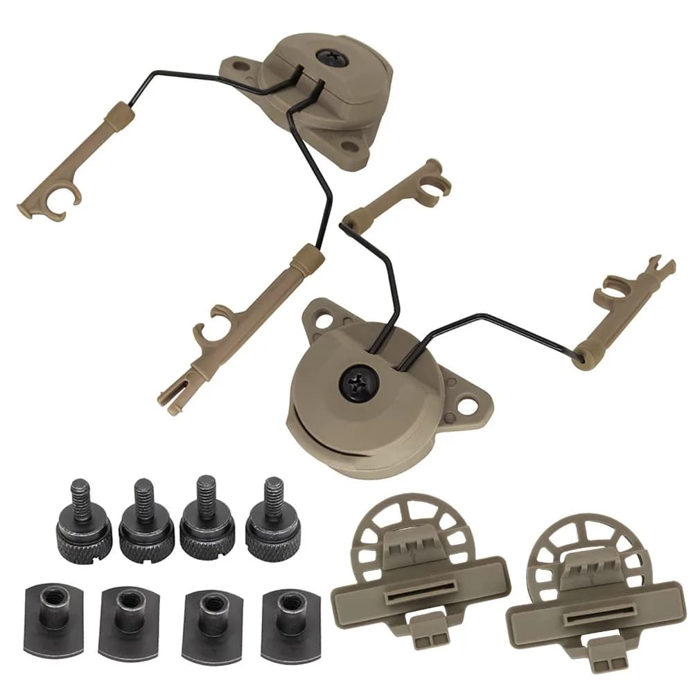 1 paio di accessori per sospensione con adattatore per casco tattico COMTA per Team Wendy rail 3.0, auricolare COMTA
