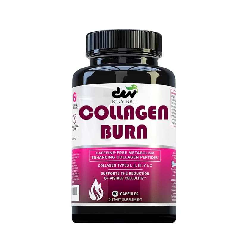 Collagene Multiplo Brucia Grassi: Peptidi di Proteine Idrolizzate Multi-Tipo, Vitamina C, Tipi I, II, III, V e X