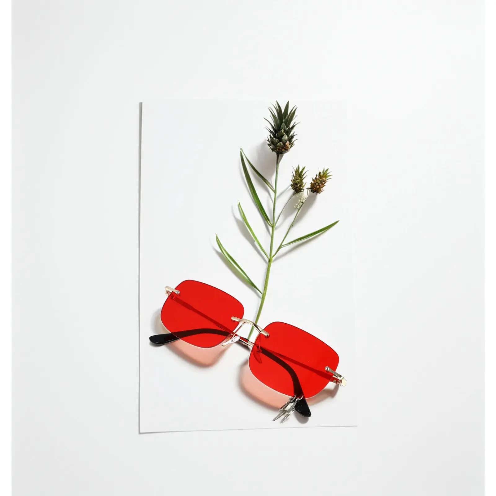 Occhiali da sole senza montatura, accessori decorativi per feste e festival, occhiali da viaggio comodi e unici per la fotografia