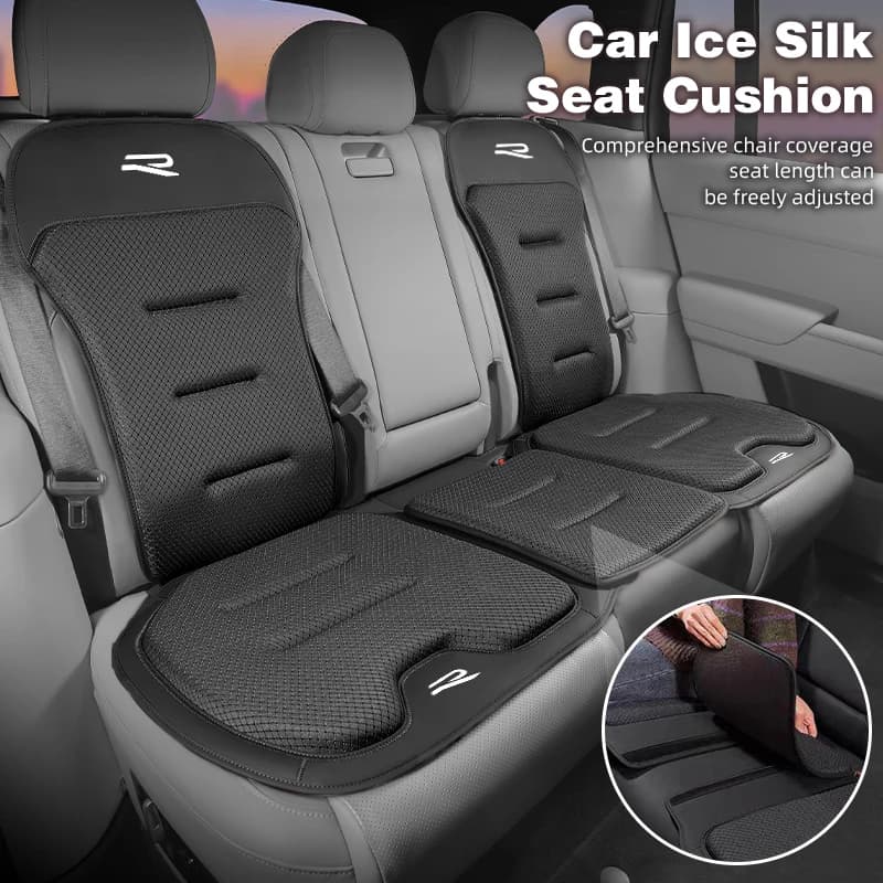 Cuscino per seggiolino auto schienale traspirante cuscino in seta di ghiaccio accessori interni per Volkswagen VW Scirocco Jetta Beetle Golf Passat Polo
