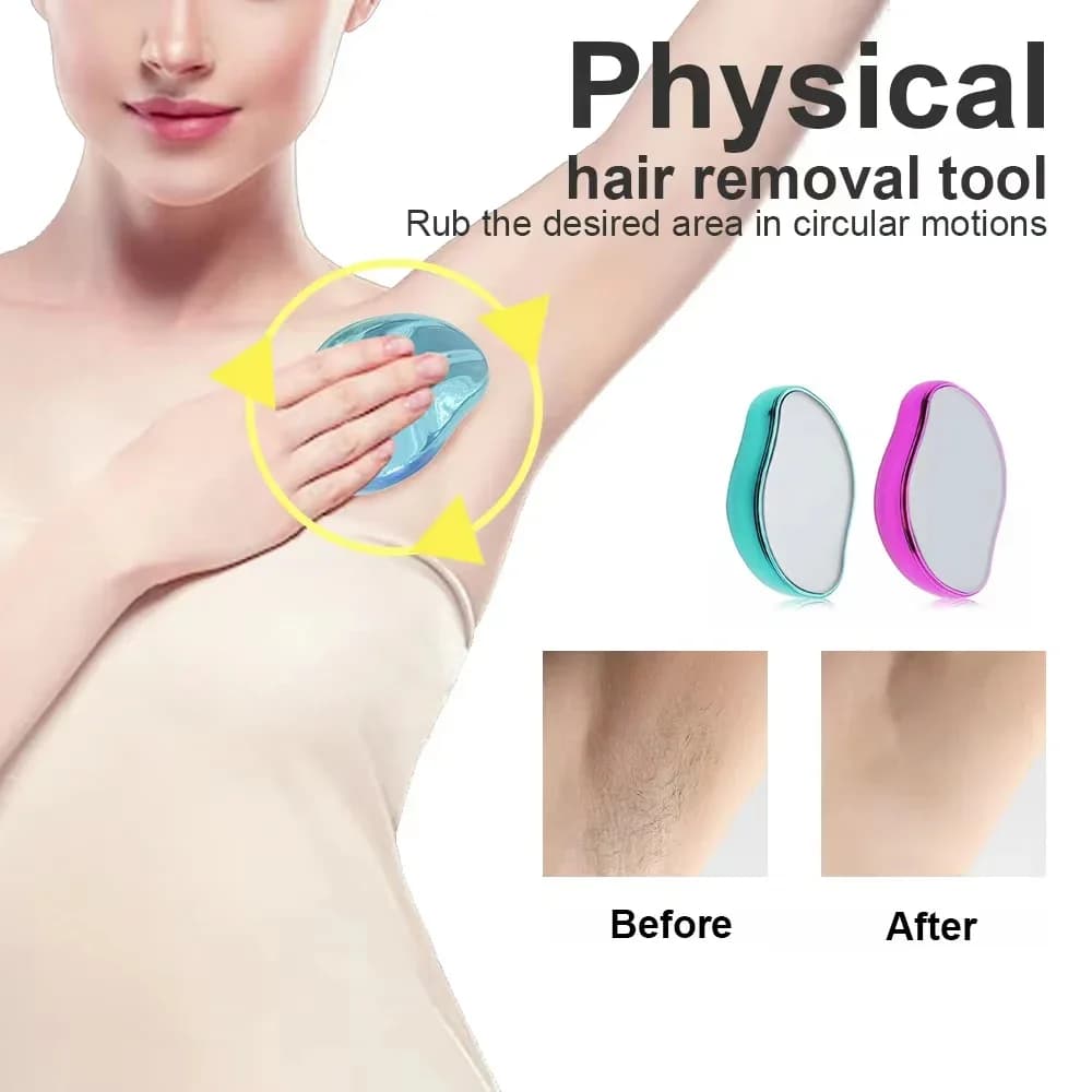 Physics Epilators for the Removal of Peles, Safe and Easy-to-clean Crystal Depilator, Hair Removal Tools for a Lyscia and Bella Leather