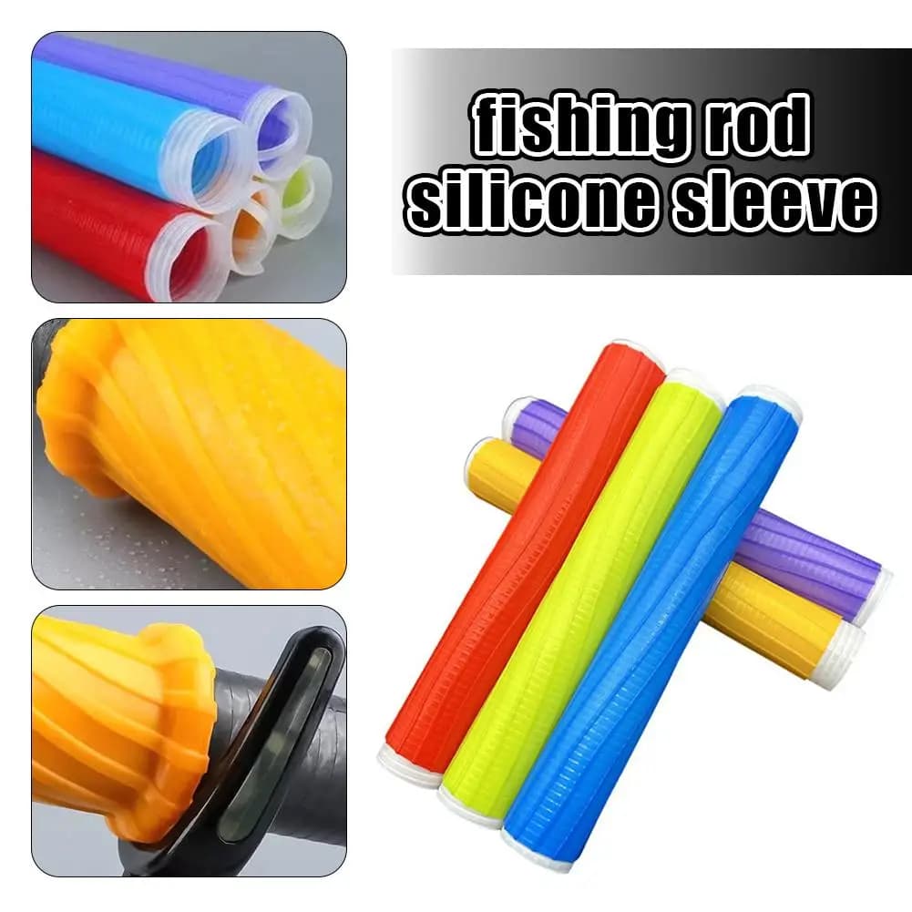 Innovative Replacement Handle for One-Pull Fishing Rod in Autorotante Silicone, Universal Cover for Handle, Fishing Accessories