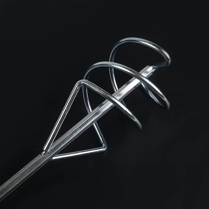 1 Pezzo Asta Miscelatrice con Testa Esagonale, Agitatore Elettrico per Cemento e Malta, Miscelatore per Secchi di Calcestruzzo per Edilizia