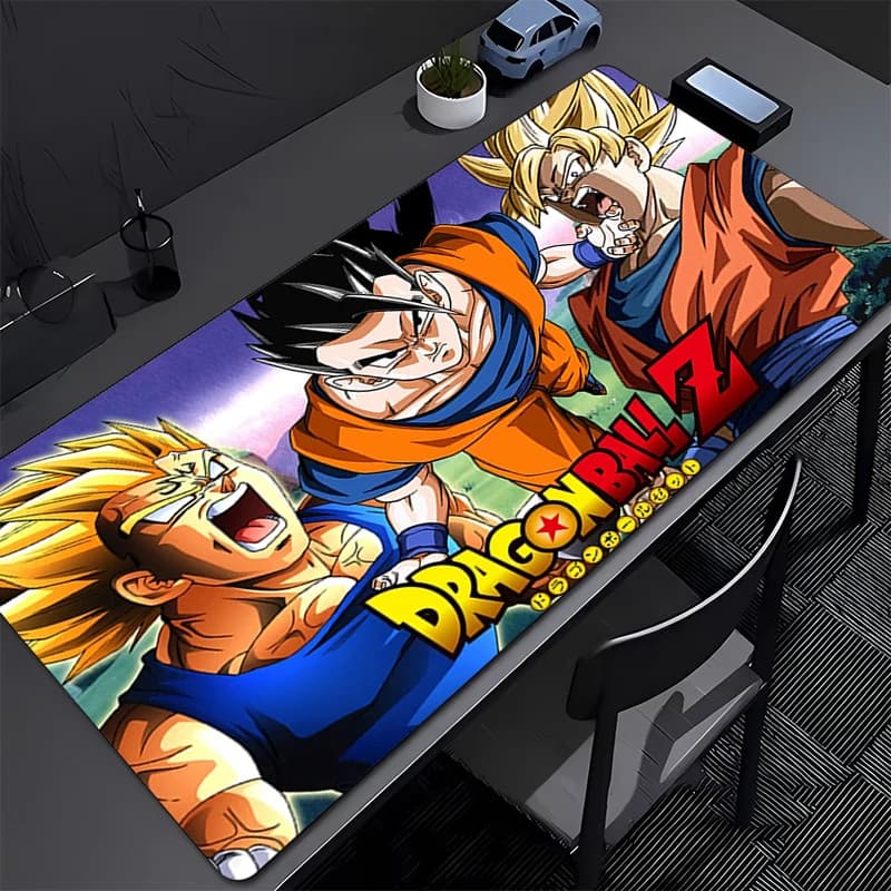 Tappetino per mouse DBZ Dragon Ball per giocatori, tappetino XXL esteso per computer, tappetino per mouse da scrivania per laptop, tappetino per tastiera da gioco in gomma resistente