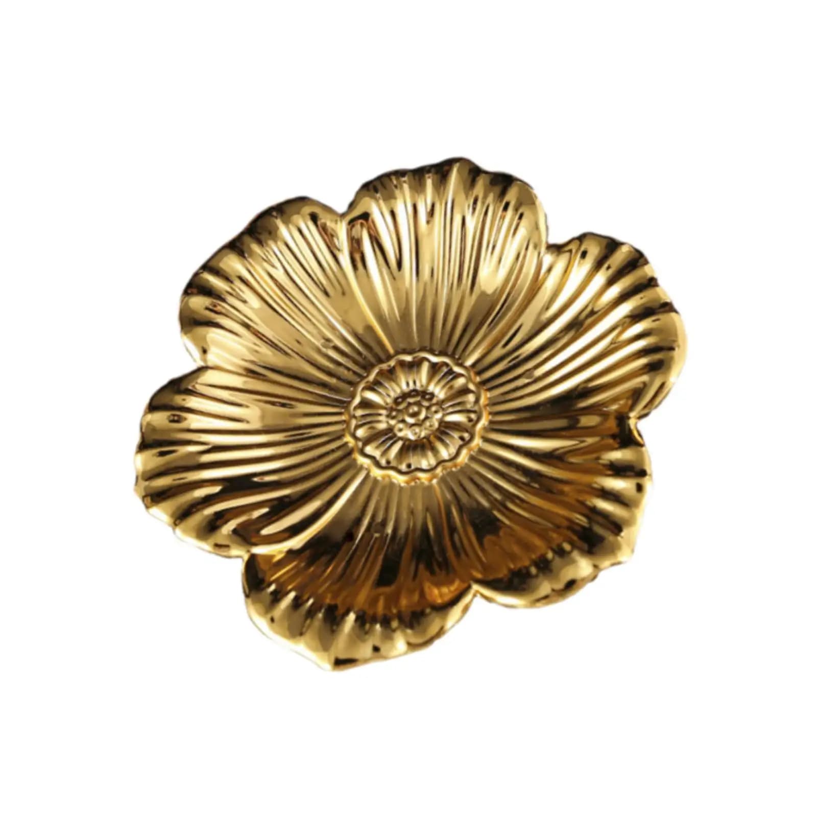Gold Tone Serving Tray Dried Fruit Tray Display Platter Serving Platter Fruit Tray for Living Room Home Parties Events Dessert
