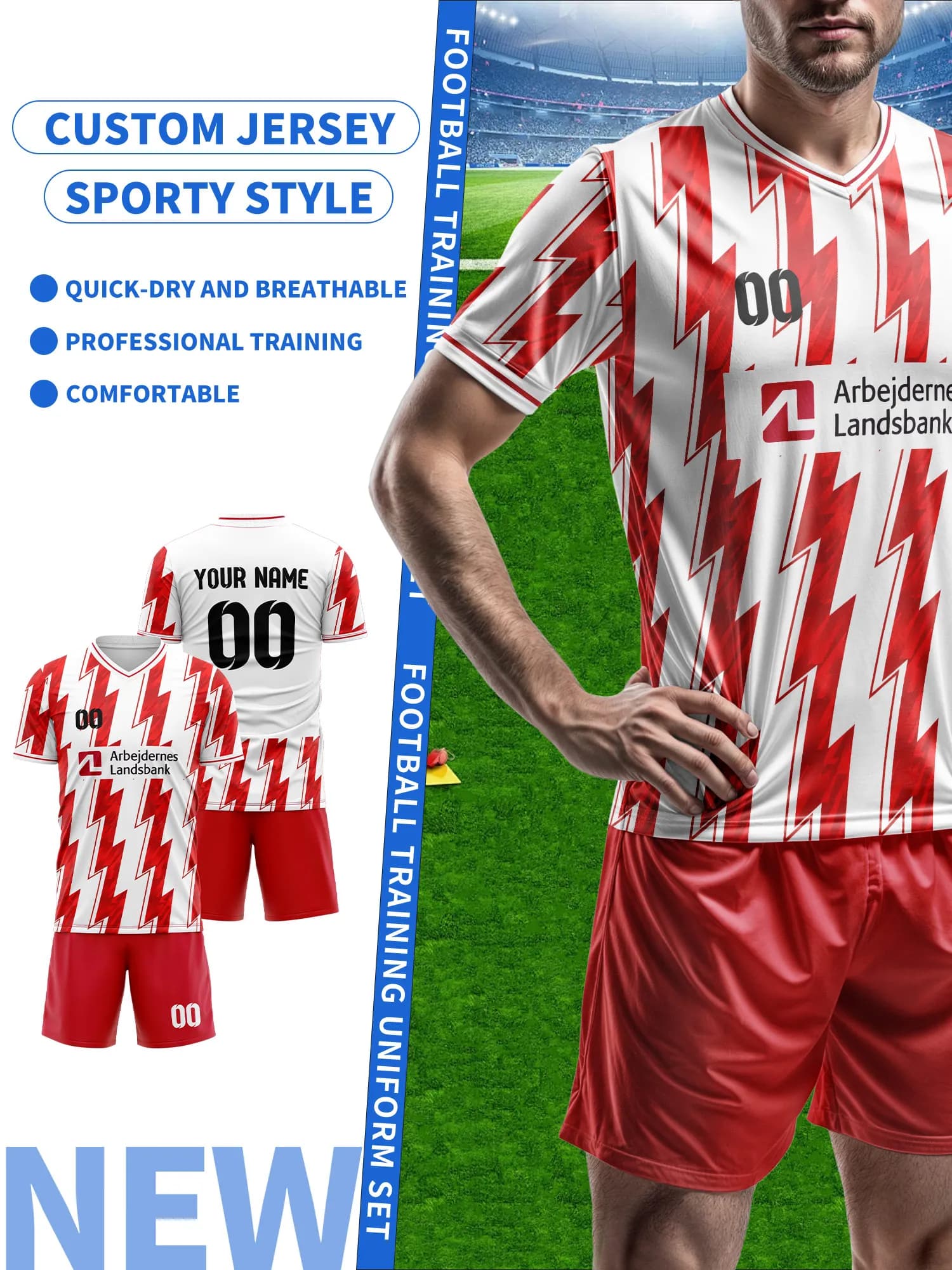 Maglia da calcio personalizzata, maglietta da calcio personalizzata con nome e numero, regalo uniforme da calcio per la squadra, maglia da calcio per gli amanti del calcio