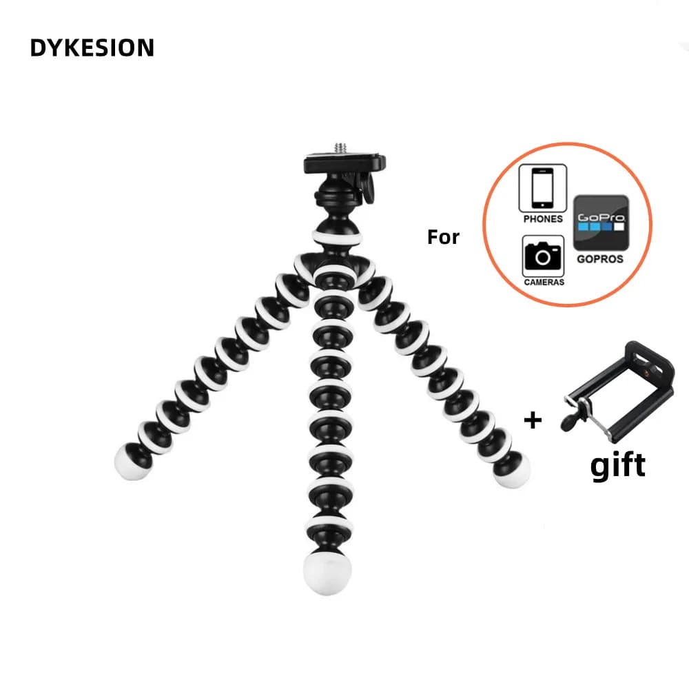 Treppiedi Treppiede per telefono, Clip per supporto per fotocamera mobile, Supporto monopiede per smartphone, Mini treppiede Octopus Stativ