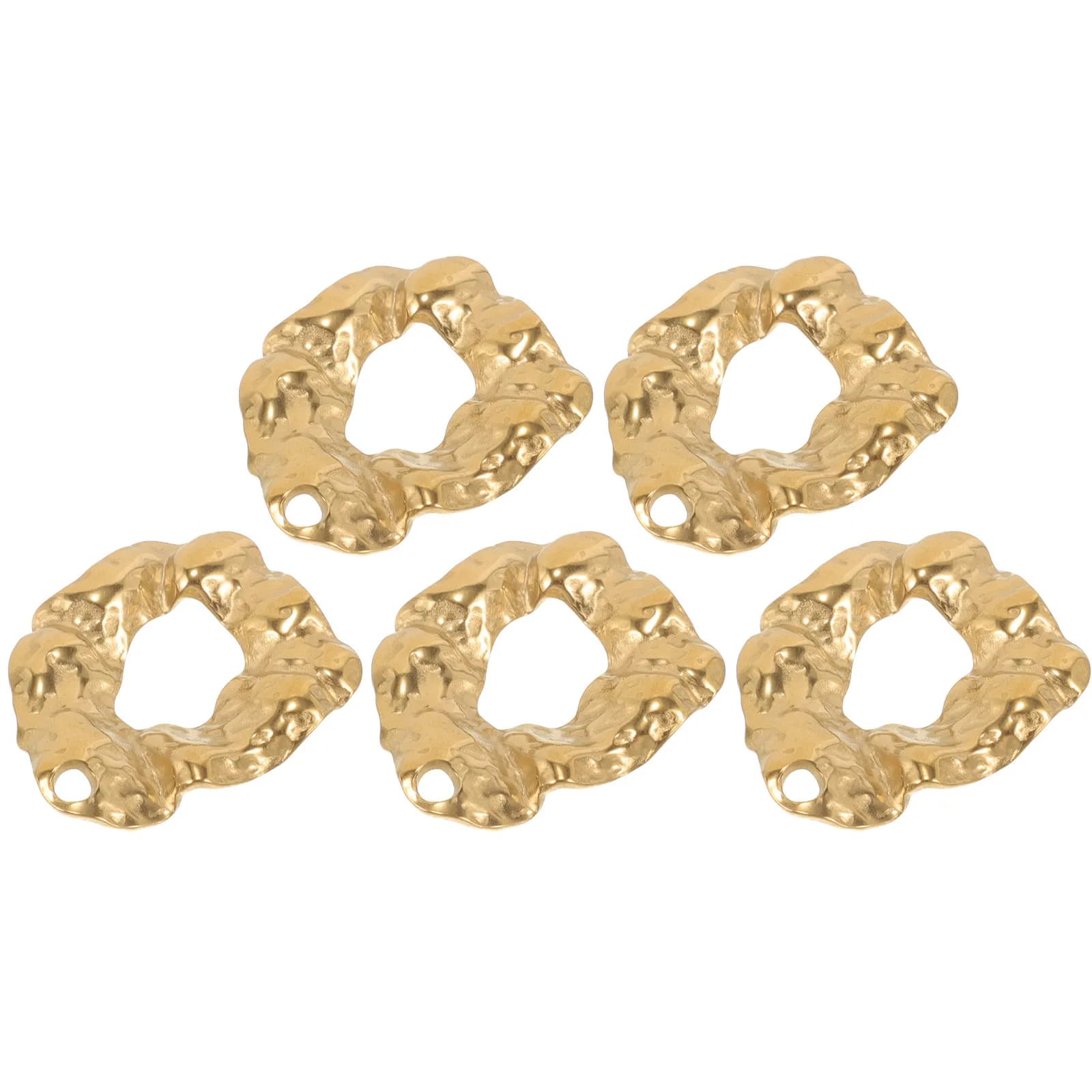 5 Pezzi Ciondoli a Goccia in Acciaio Inossidabile per Creazione Gioielli Fai da Te, Pendenti per Orecchini, Collane, Catene per Maglioni, Forniture Artigianali
