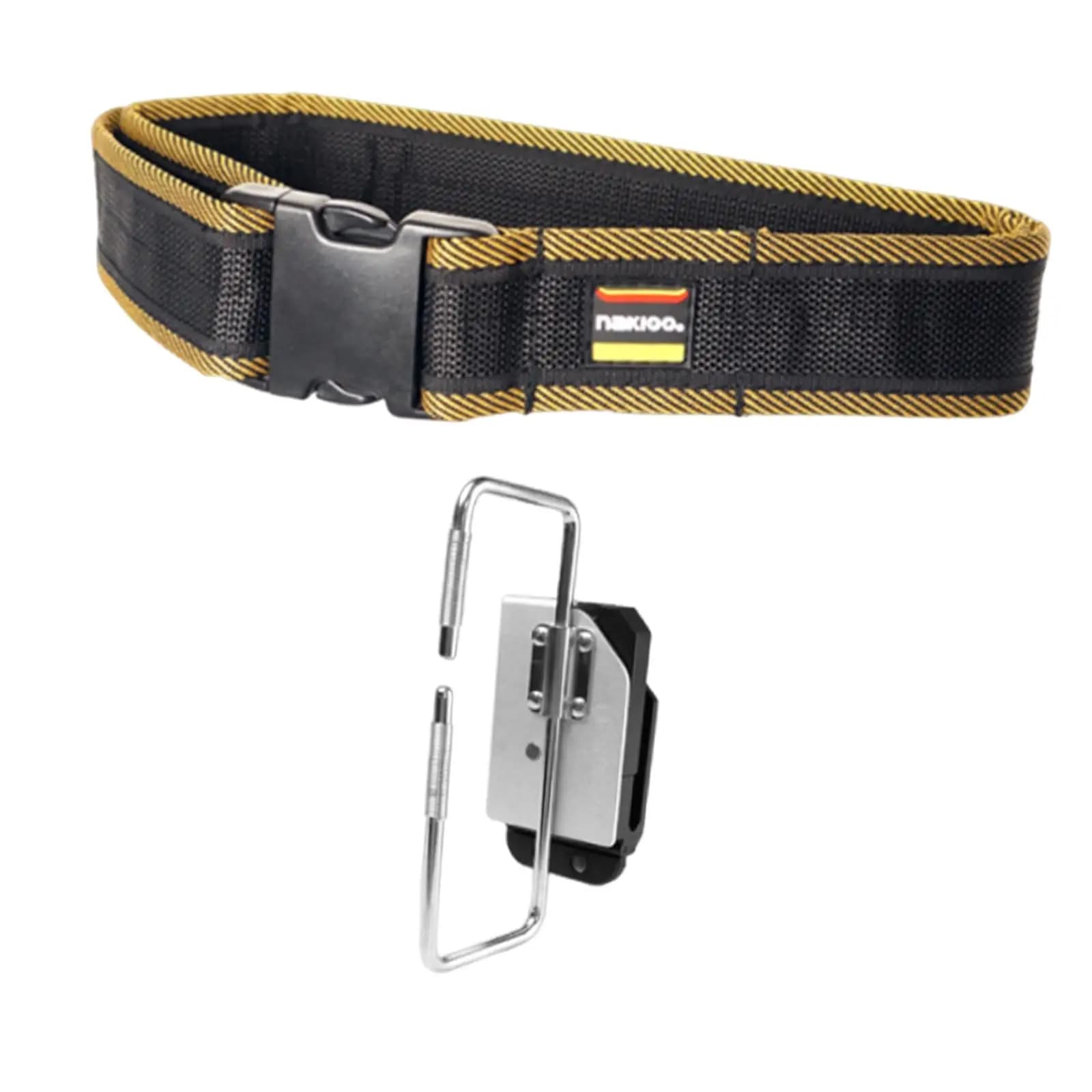 Clip per Cintura con Sgancio Rapido, Porta Nastro Adesivo, Gancio Portautensili Resistente, Organizzatore Versatile per Attrezzi, Accessori per Riparatori