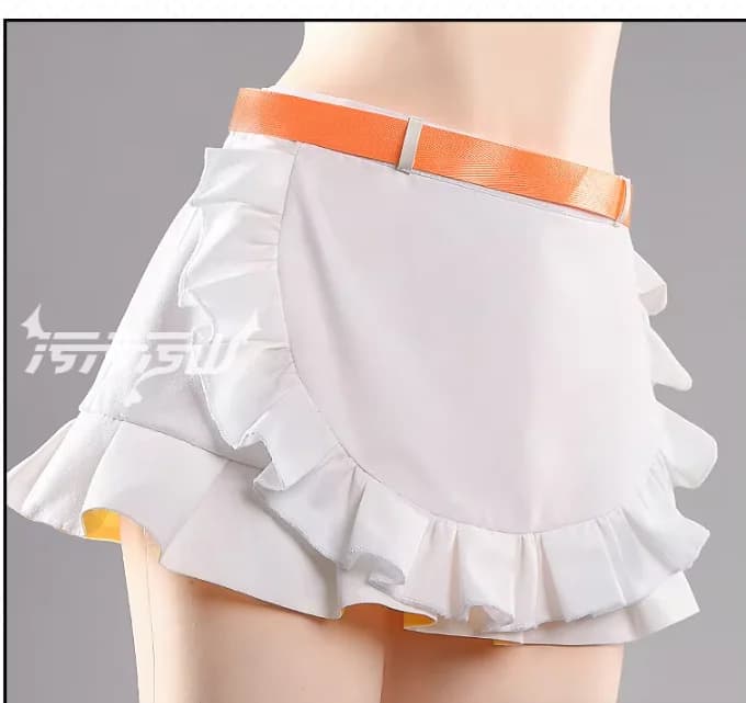 Costume Cosplay Nikke Elegg Maid, Uniforme da Cameriera per Halloween e Carnevale, con Copricapo, Calze e Accessori
