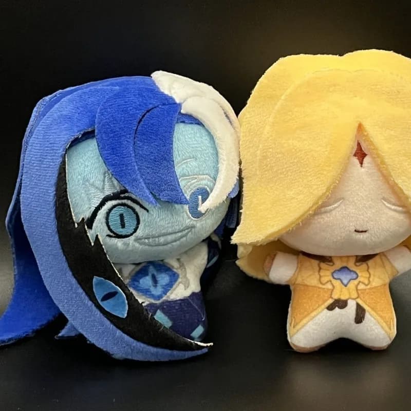 10 centimetri Anime Gioco Biscotto Regno Ombra Latte Biscotto Kawaii Cosplay Bambola di Cotone NuNu Corpo Mini Morbido Peluche Figure Giocattolo Ventole Regalo