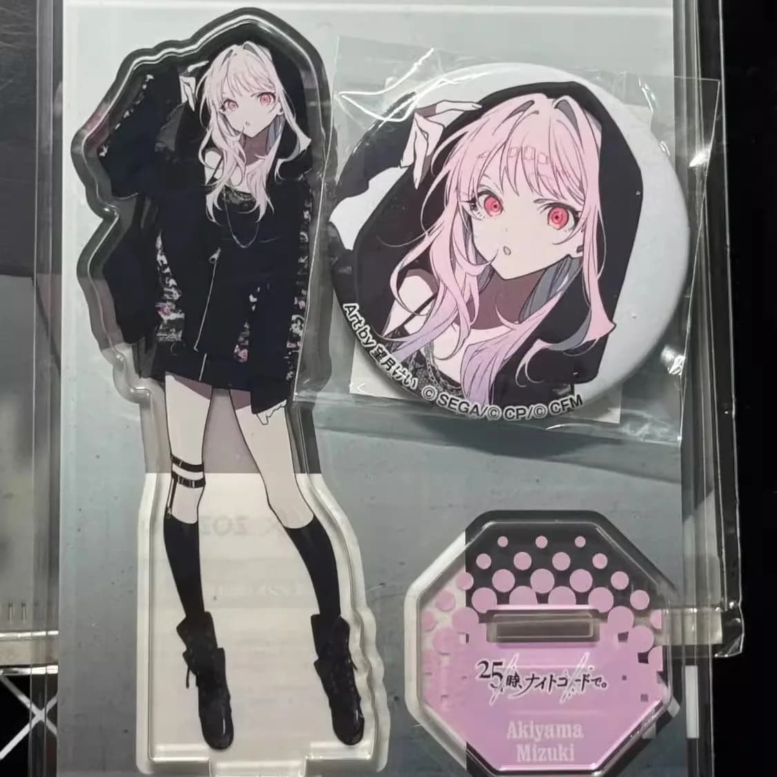 Anime AKIYAMA MIZUKI - Statuetta in acrilico ad alta definizione del personaggio della serie, modello da collezione, espositore da scrivania, regalo