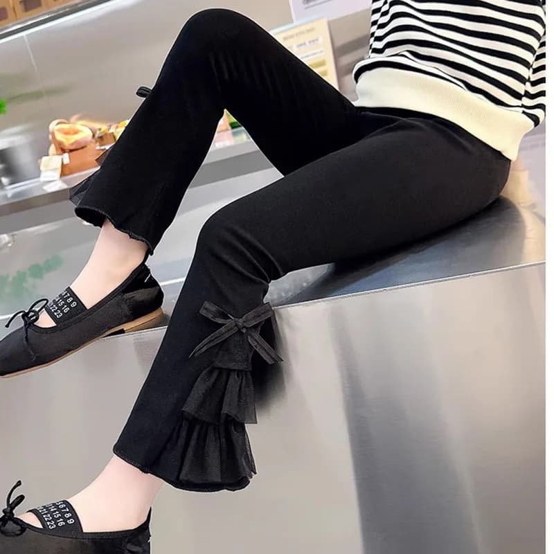 Pantaloni per bambini Pantaloni a zampa d'elefante per torta da ragazza Leggings per bambini per ragazze I bambini indossano per ragazze Leggings per bambini Leggings per bambini per ragazze