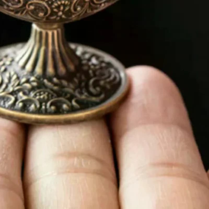 〔20E〕 | Bruciatore di incenso in metallo stile antico, portacandele profumato e non profumato, decorazione per la casa, regalo, bruciatore di incenso arabo