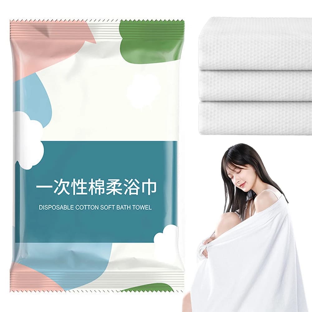 5/10pcs Disposable Towels, Thick Bath Towel Face Towel, Portable Independent Packaging Travel Towel, Thick Compressed Towel