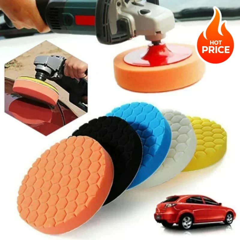 5PCS Shock Absorber for Auto-adhesive Polishing Wheel Details for Drilling Kit for Auto-adhesive Polishing 5/6/7 Inch Car Wax Application Discs