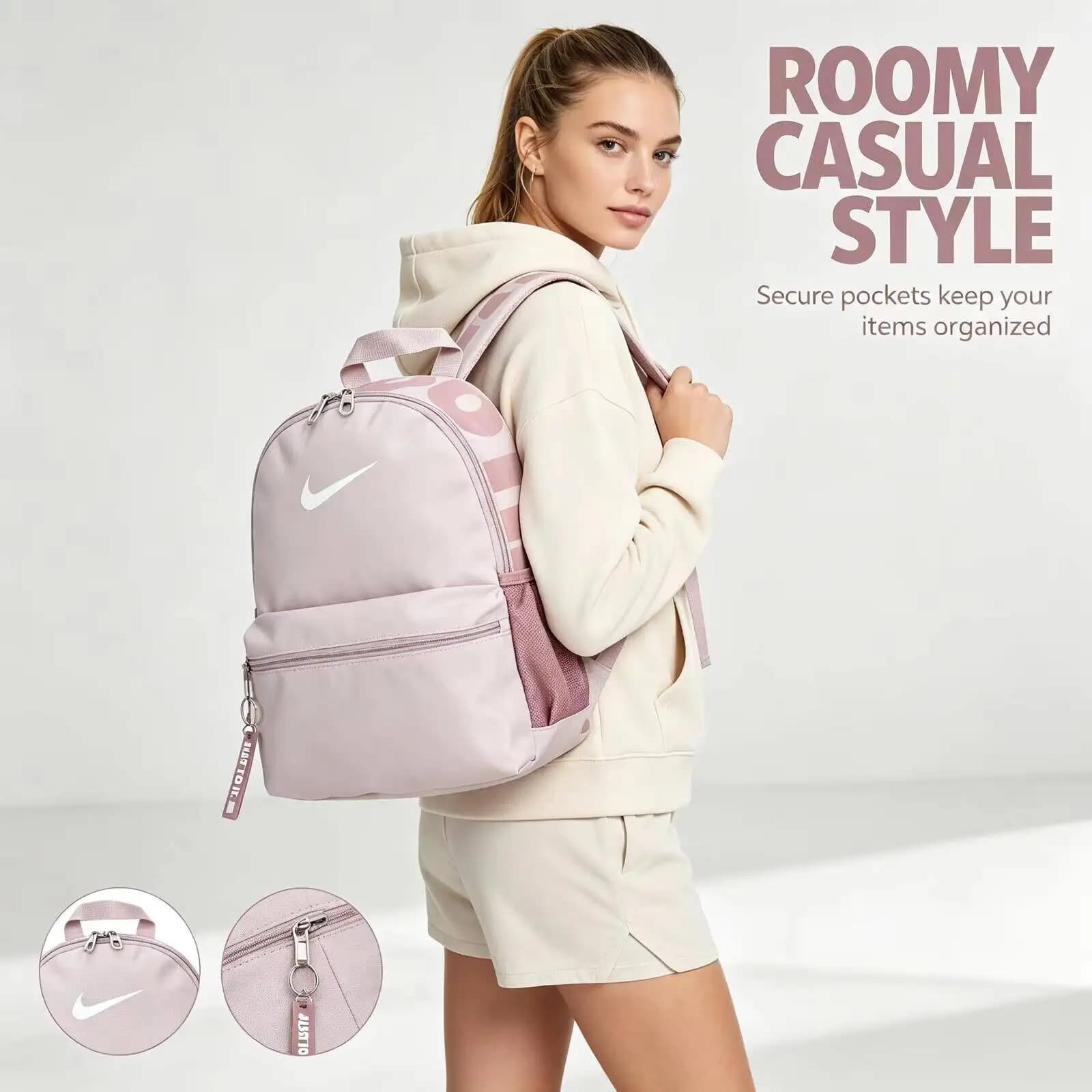 New Nike Men's And Women's Bags, Outdoor Travel, Trendy Fashion Backpacks, Student School Bags