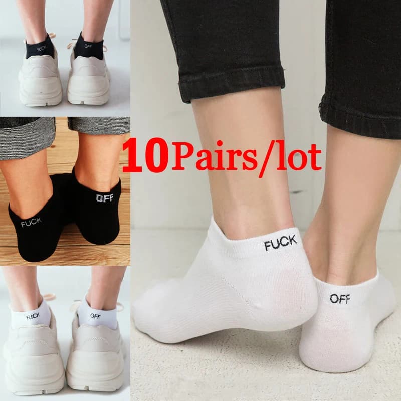 10/30Pairs Men's Thin Breathable Soft Polyester Cotton Casual Business Ankle Boat Socks EU 36-45 Size Soft Comfortable Socks